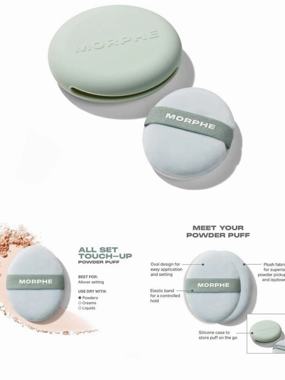 Morphe ALL SET Touch-Up Powder Puff